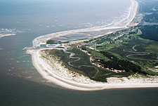 Kiawah Island after inlet relocation, Jul 2006
