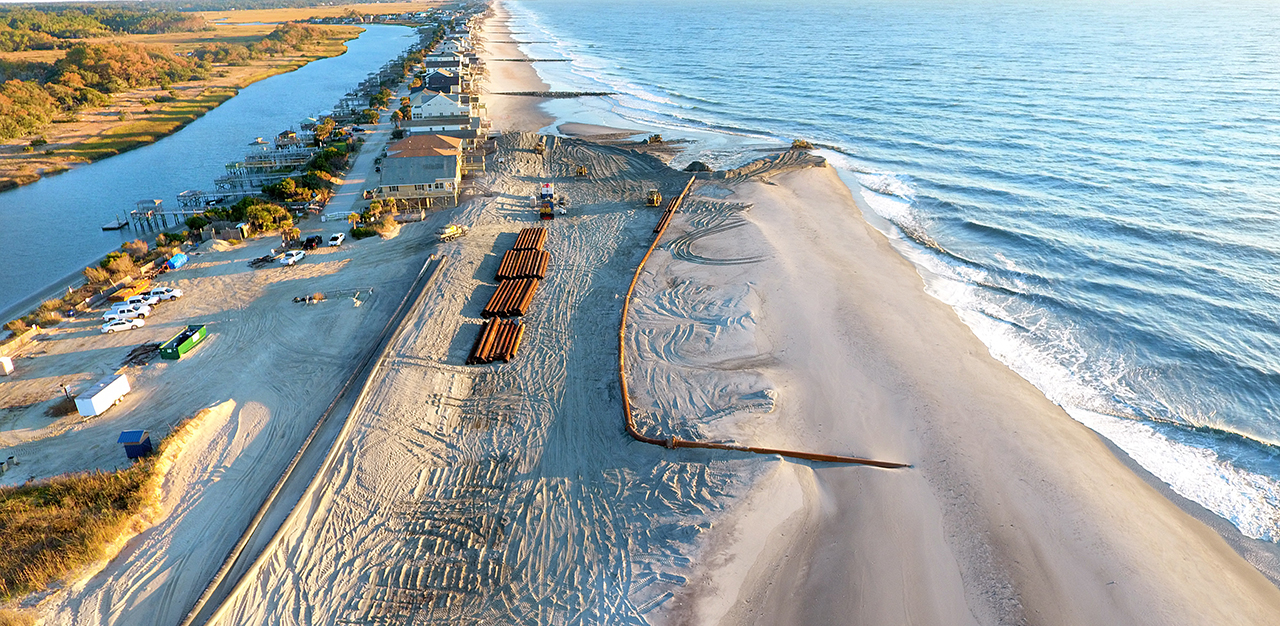 Pawleys Island Beach Renourishment Project Begins