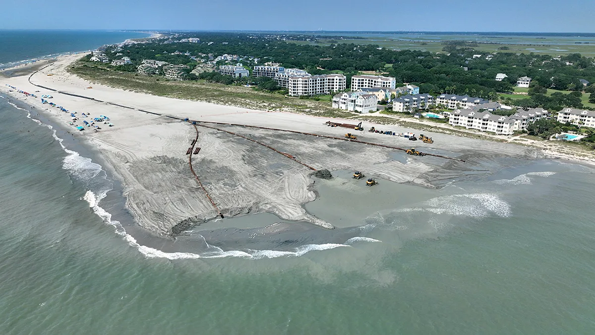 2026 Isle of Palms Beach Renourishment Underway